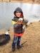 Robert with a nice Rainbow Trout at the Pequest Hatchery open house day