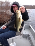 Ken with Bass in early Spring 2014